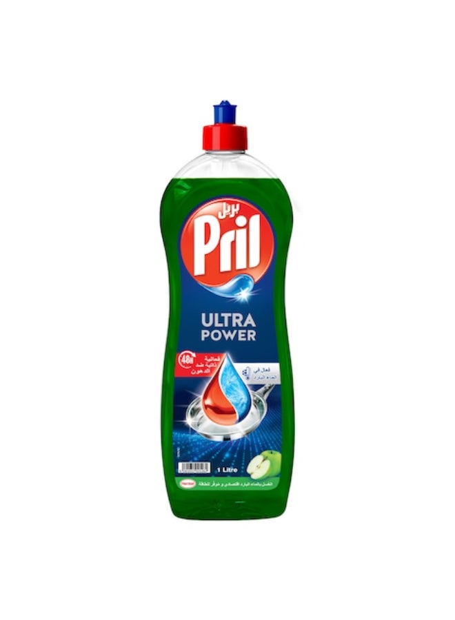 Pril Max Power Apple Dishwashing Liquid, 1 Liter