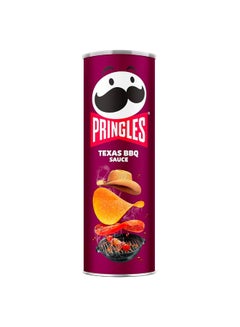 برينجلز Texas BBQ Sauce Potato Chips  Single 