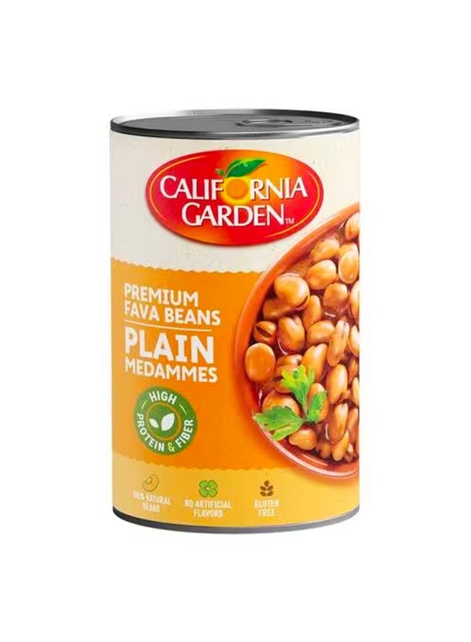 California Garden - Premium Fava Beans Plain Medammes, 450 g - Image 1