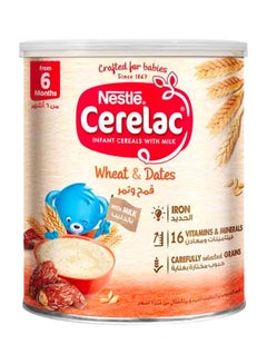 سيريلاك Nestle Wheat And Dates Infant Cereal From 6 Months 400 g 