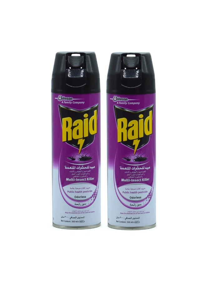 ريد Odorless Insect Killer, 300 ml ×2 