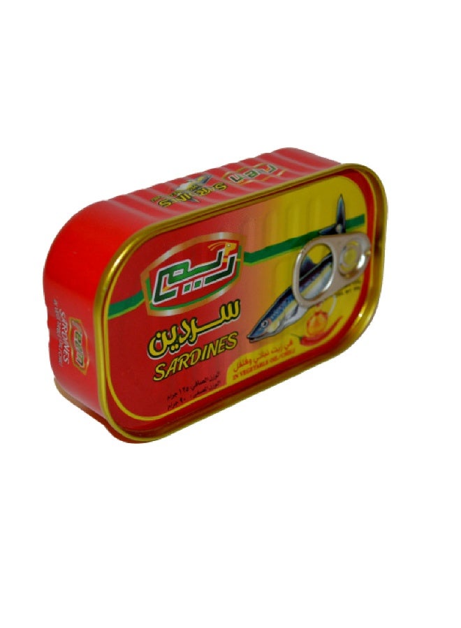 ريم Sardine in Vegetables Oil & Chilli, 125g 