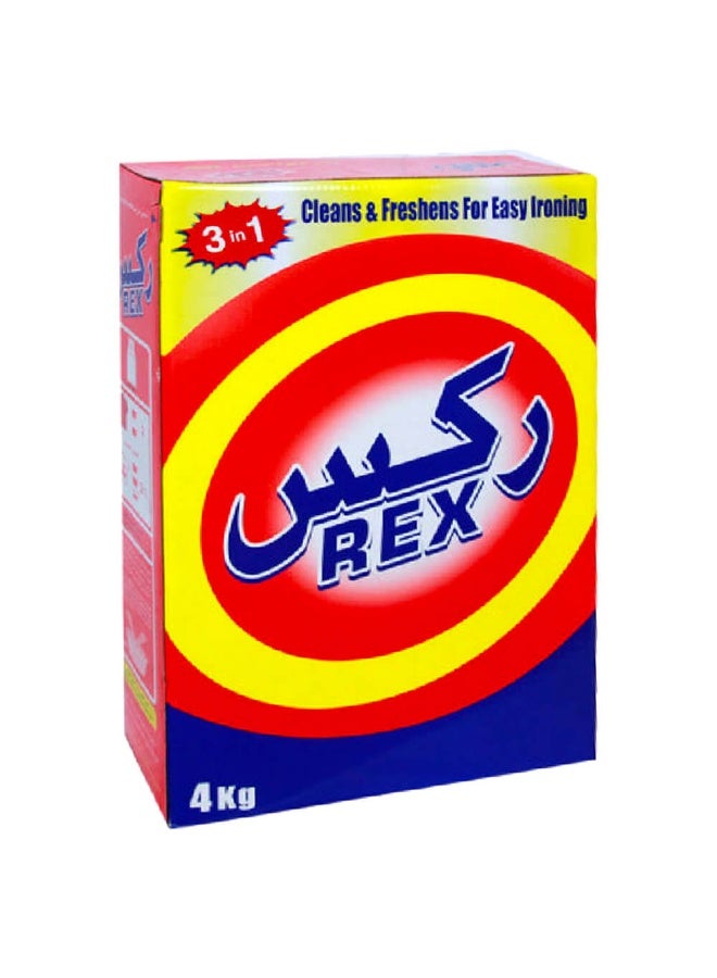 ركس Rex Washing Powder Detergent, 4 Kg 