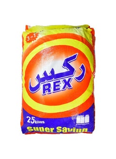 REX Rex 3 In 1 Laundry Powder Detergent, Cleans & Freshens For Easy Ironing, 25 kg 