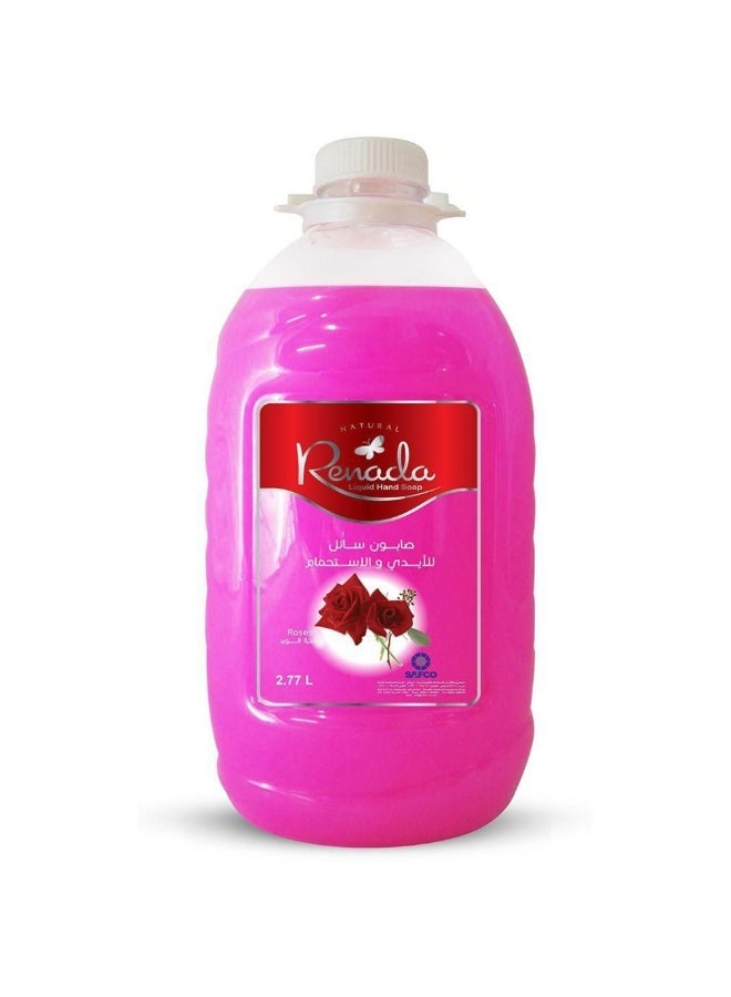 Renada Liquid Hand Soap Rose Scent, 2.77 Liter