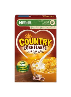 كونتري Nestle Country Corn Flakes Breakfast Cereal, 500 g 