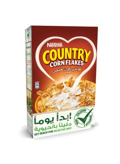 كونتري Country Corn Flakes Breakfast Cereal, 700 g 