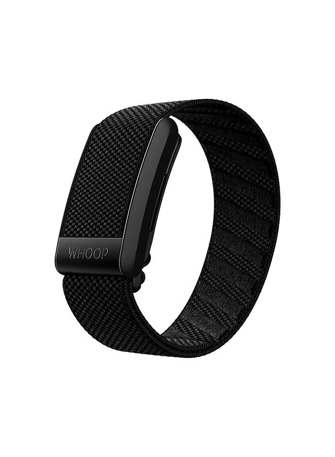 وهووب الإصدار 4.0 مع اشتراك لمدة 12 شهرًا - متتبع الصحة واللياقة البدنية والنشاط الذي يمكن ارتداؤه - المراقبة المستمرة وتحسين الأداء وتتبع معدل ضربات القلب - تحسين النوم والإجهاد والتعافي والعافية باللون الأسود - Image 1