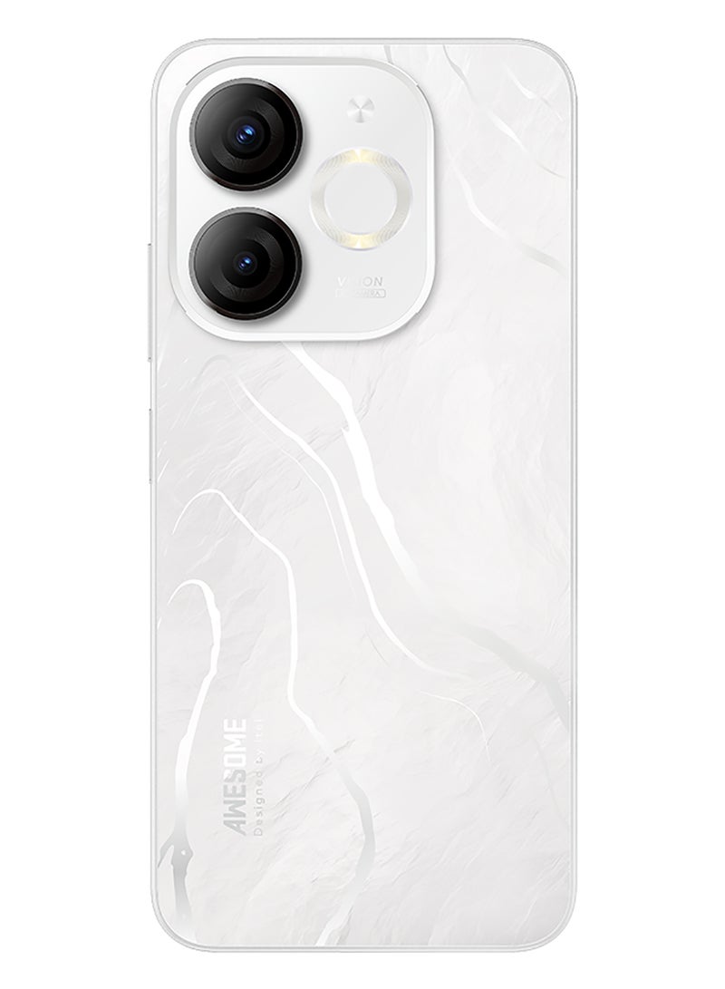 إيتيل - A80 Dual SIM Glacier White 4+4GB RAM 128GB 4G - Middle East Version - Image 1