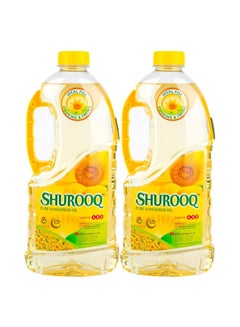 شروق Shurooq Pure Sunflower Oil , 1.5 L × 2 