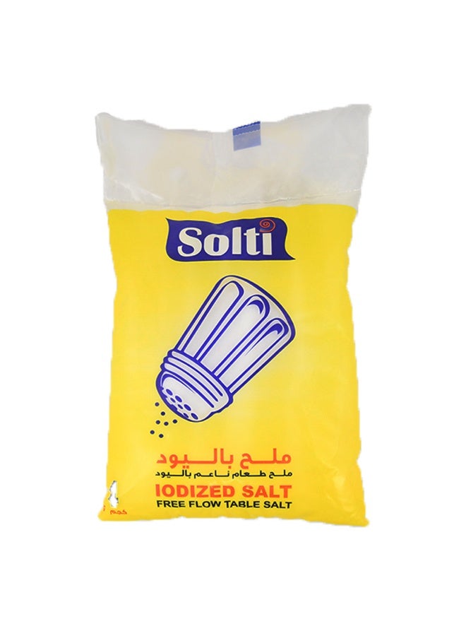 ملح سولتي المعالج باليود، 4 كجم