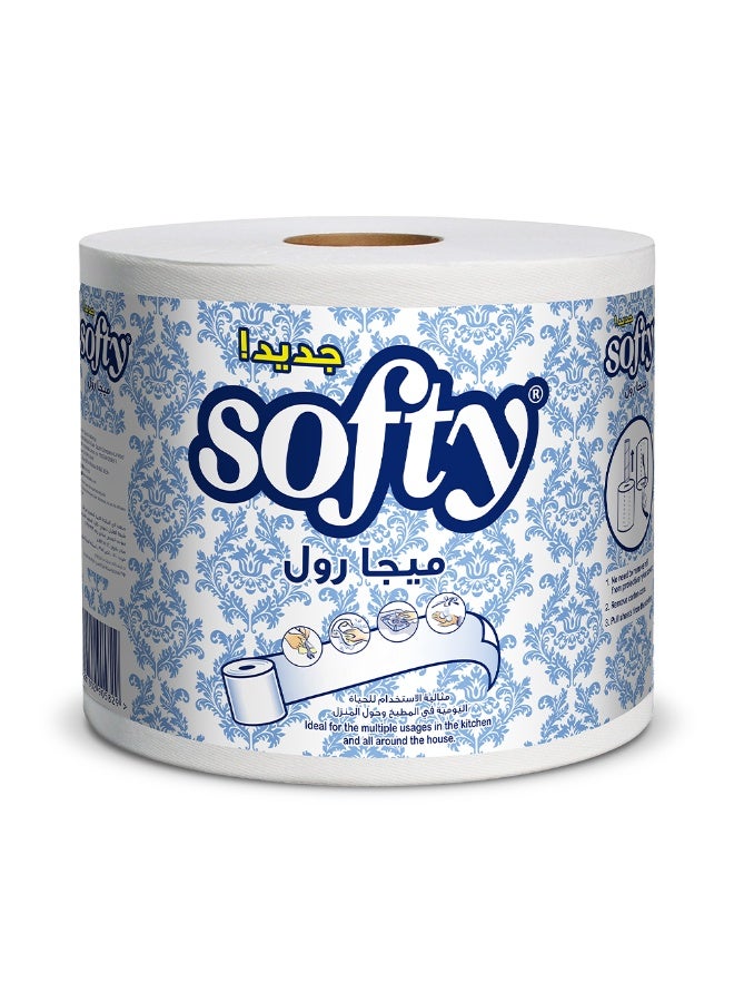 سوفتي مناديل مطبخ ميغا رول، 300 متر