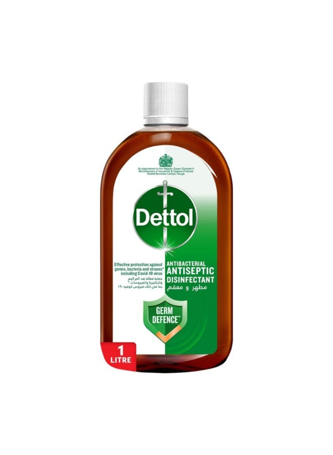 Dettol Antiseptic Disinfectant Liquid, 1 Liter YELLOW