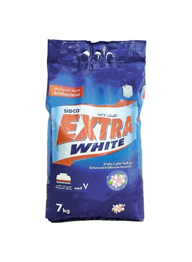 اكسترا وايت - White Detergent Powder Flower, 7 kg - Image 1