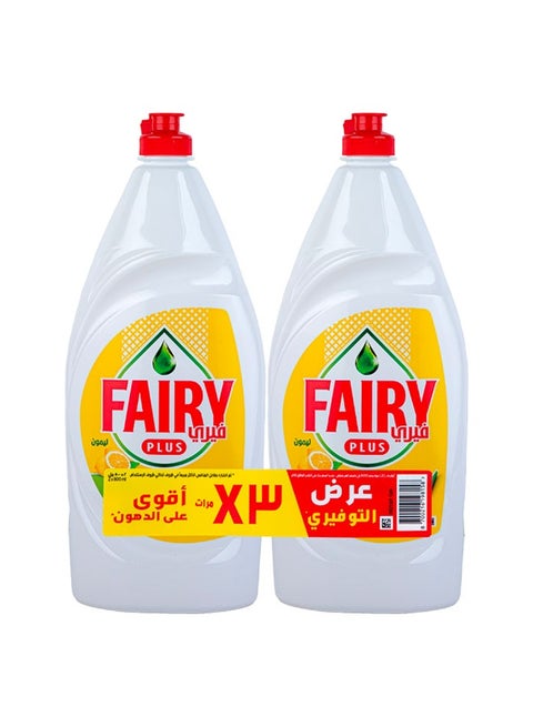 Fairy Plus Soap With Lemon, 800 ml × 2