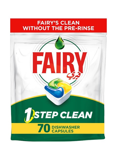 1 Step Clean Automatic Dishwasher, 70 Tablets