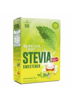 تروبيكانا سليم Stevia Sweetener, 250g, 100 Sticks 