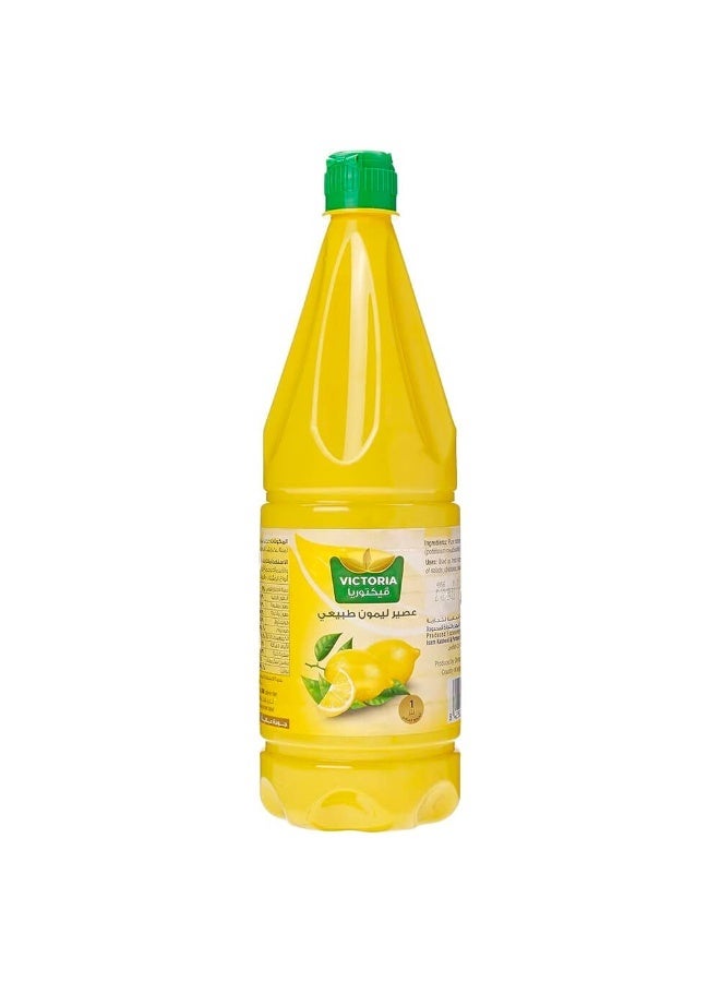 Victoria Victoria Natural Lemon Juice, 1 Liter 