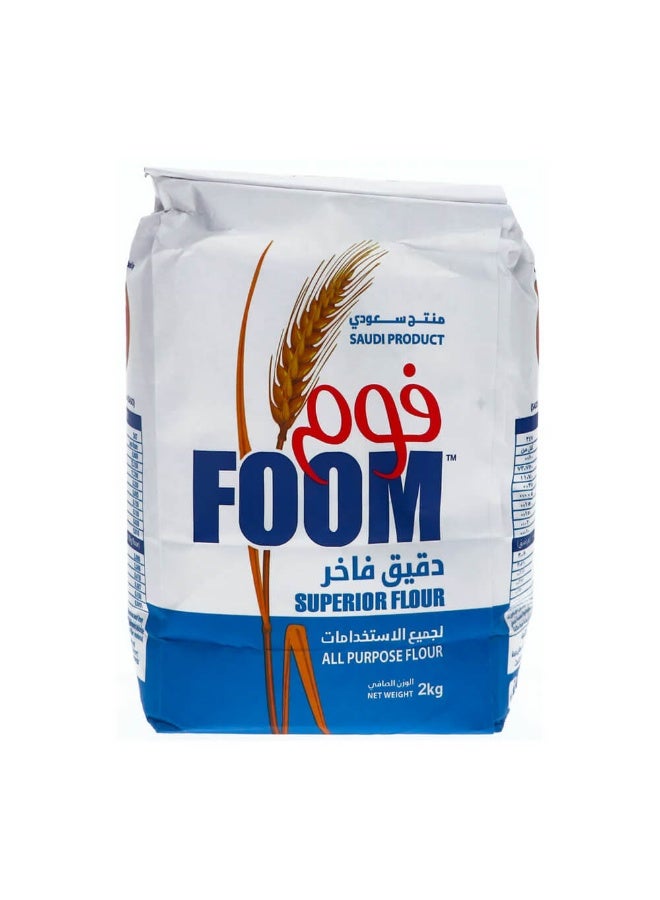 Foom Foom All Purpose White Flour, 2kg 