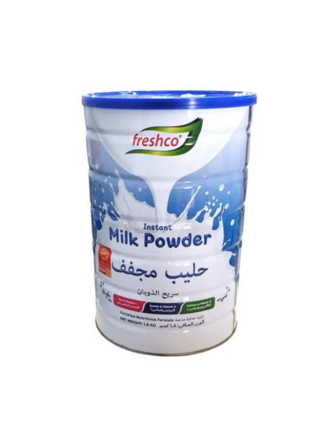 فريشكو Instant Full Cream Powder Milk, 1800 g