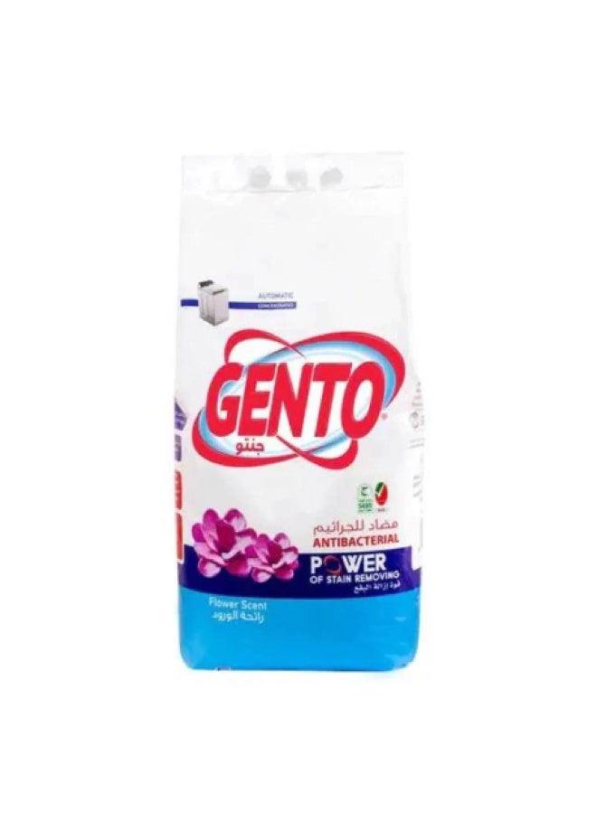 جينتو Blue Detergent Powder With Rose Scent Automatic 7Kg 