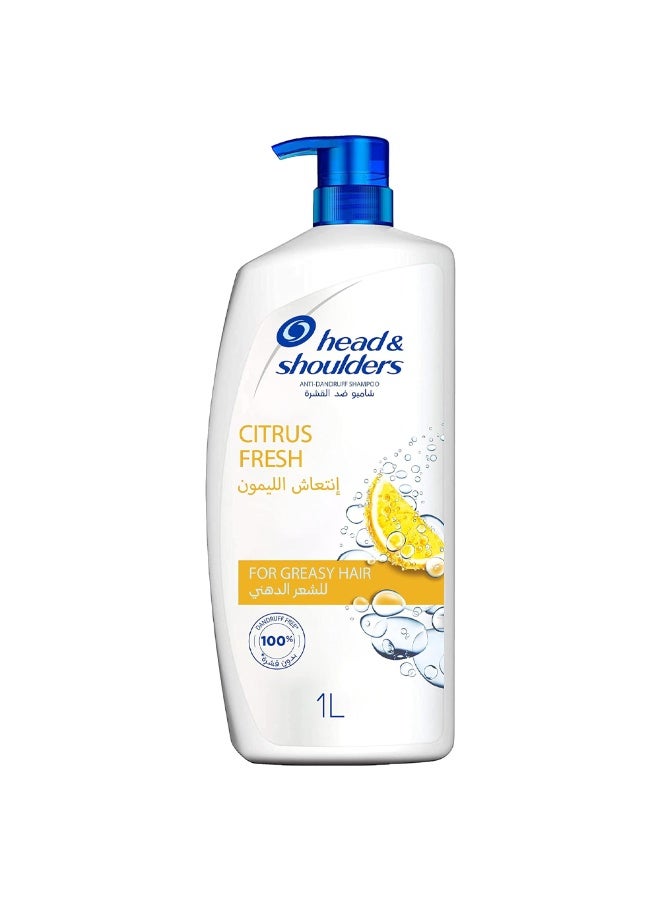 Head And Shoulder & Shoulders Lemon Fresh Anti-Dandruff Shampoo, 1L 