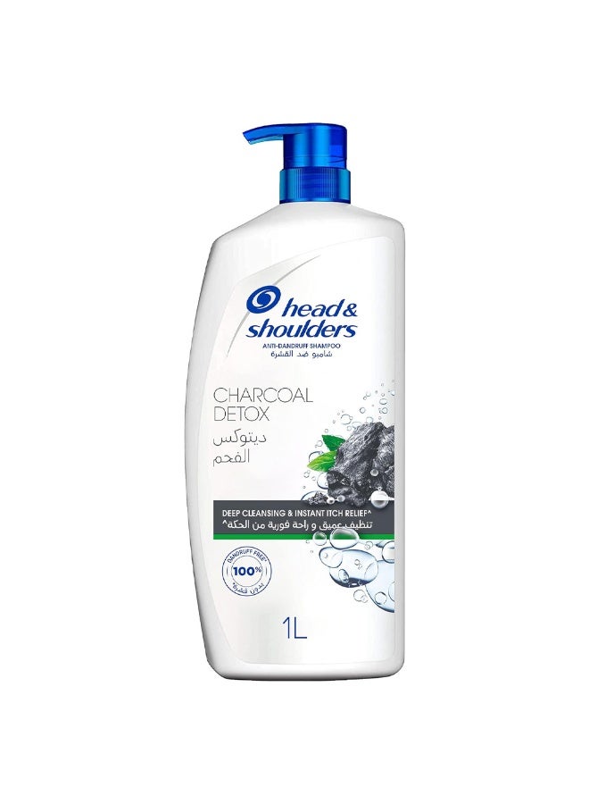 Head And Shoulder & Shoulders Detox Charcoal Shampoo,1L 