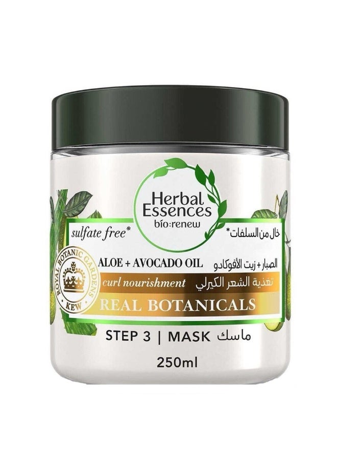 Herbal Essences Herbal Essence Nourishing Curl Hair Mask Aloe + Avocado 250 Ml 