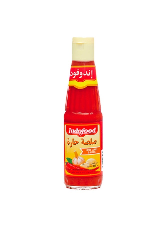 إندوفود - Hot Chili Sauce, 340 ml - Image 1