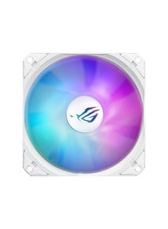 ASUS ROG Strix LC III 360 ARGB LCD CPU Liquid Cooling, 360mm Radiator, 3x ROG STRIX AF-12S ARGB 120mm Fans, 2200 RPM Fan Speed, 70.38 CFM Air Flow, 360° Rotating ROG Logo, 90RC00W2-M0UAY0 White  - Image 4