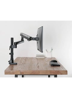 TWISTED MINDS Single Slim Pole Mounted Spring Assisted Monitor Arm | TM-20-C06P Black  - Image 3