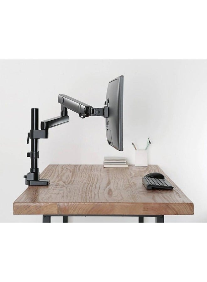 تويستيد مايندز Single Slim Pole Mounted Spring Assisted Monitor Arm | TM-20-C06P Black  - Image 3