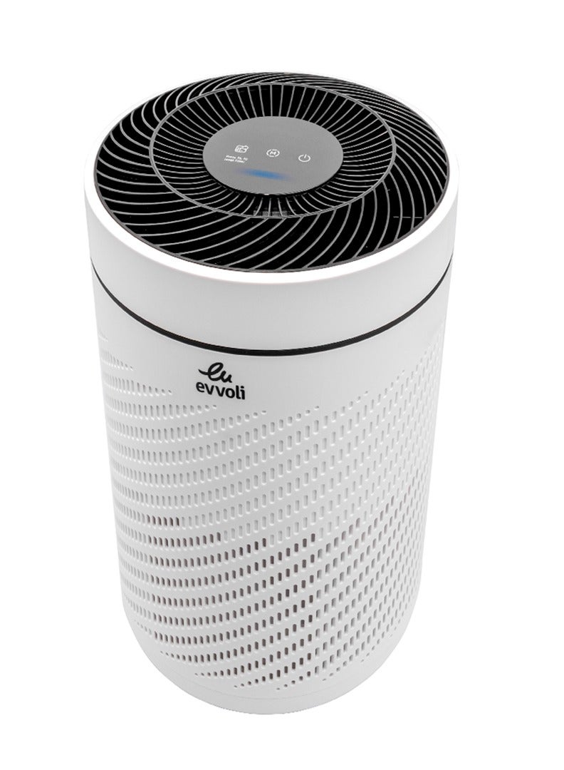 evvoli Air Purifier with Extra Filter Suitable for Medium Rooms - 27㎡ Coverage EVAP-27W-Filter-27 White  - Image 3