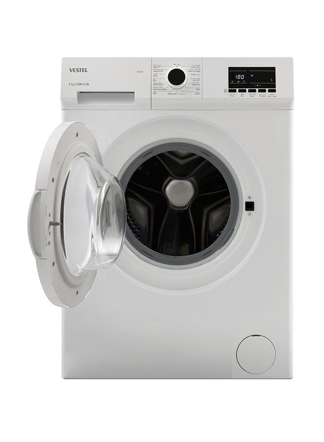 Vestel Front Loading Washing Machine, 7 kg, Turkish, White W7124 W7124 White - Image 3