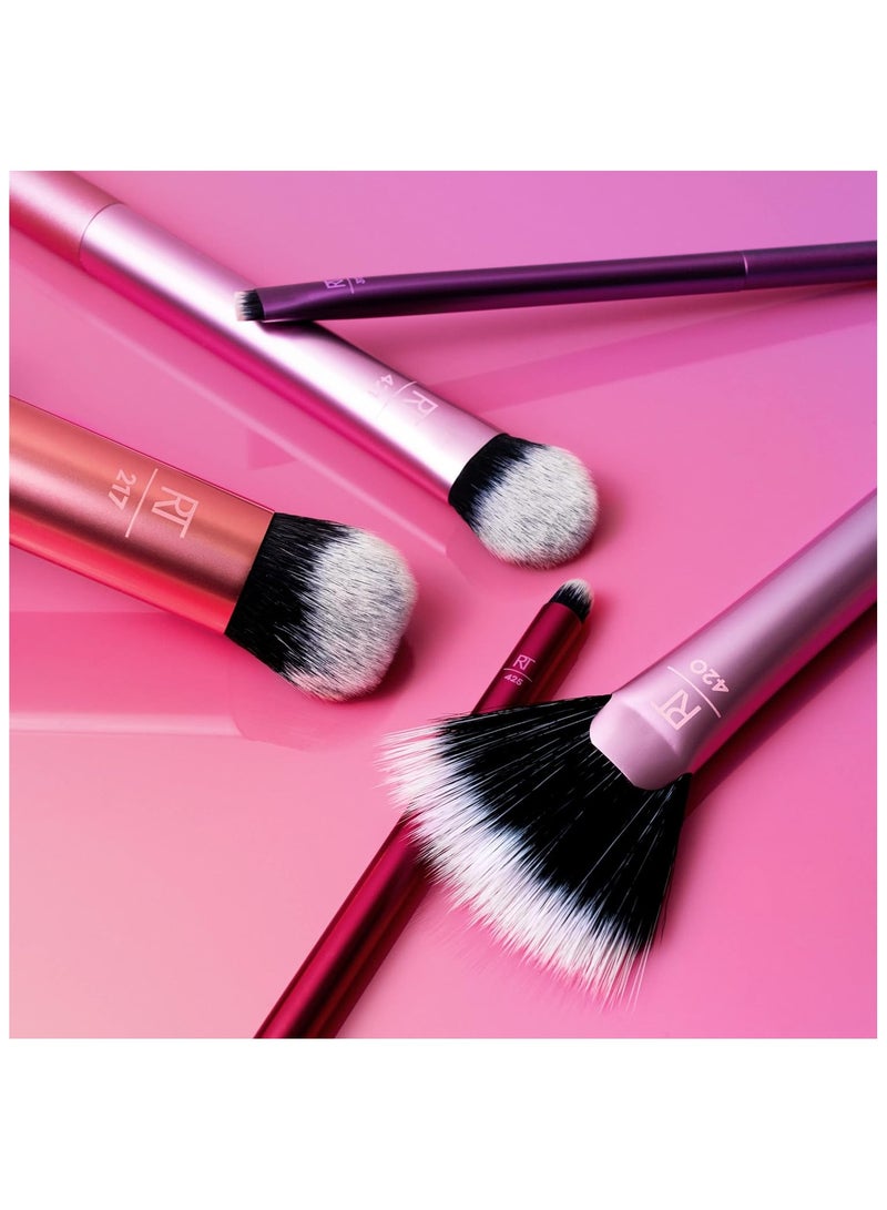 REAL TECHNIQUES - Artist Essentials Complete Face Makeup Brush Set For Makeup Artist Inspired Looks Multicolor - Image 1