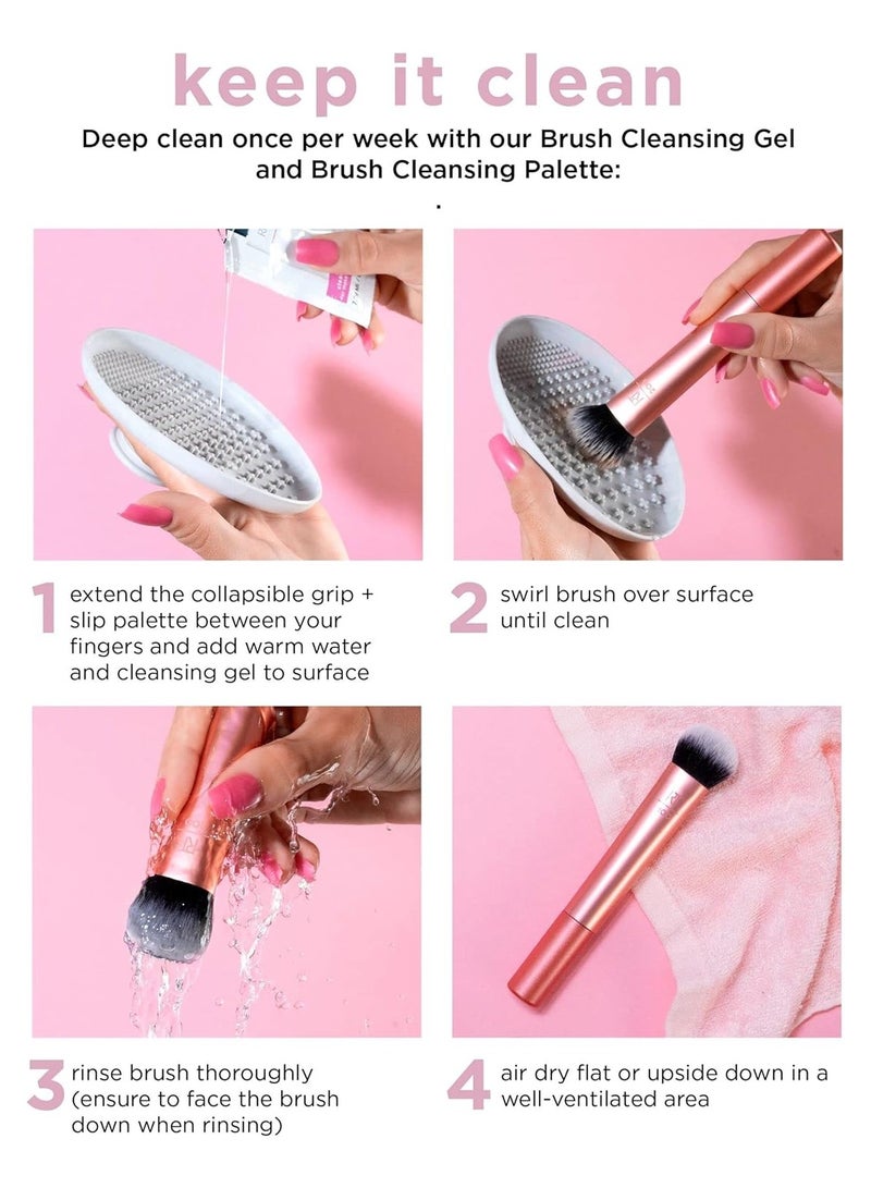 REAL TECHNIQUES - Artist Essentials Complete Face Makeup Brush Set For Makeup Artist Inspired Looks Multicolor - Image 1