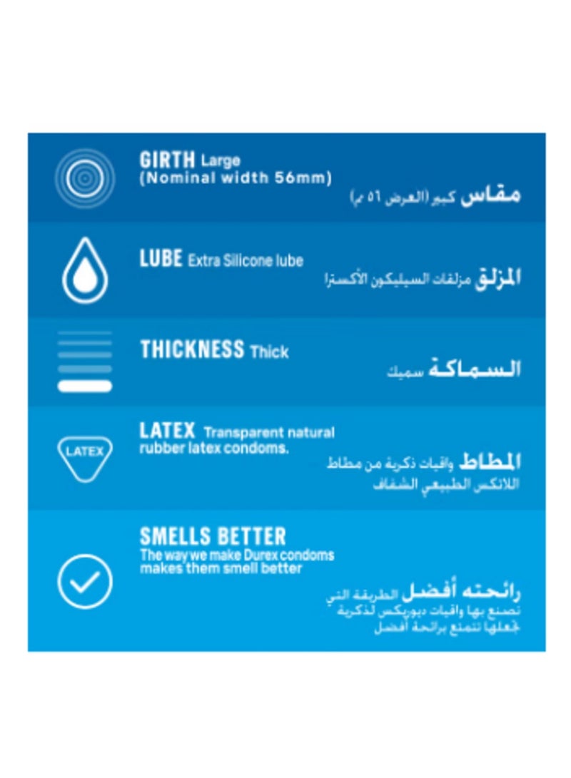 Durex Extra Safe Condom Pack of 3  - Image 3
