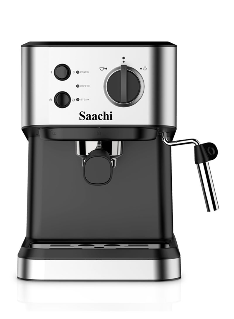 ساتشي Coffee Maker With 20 Bar High Pressure Pump 1 kg 1050 W NL-COF-7068-BK Black  - Image 4