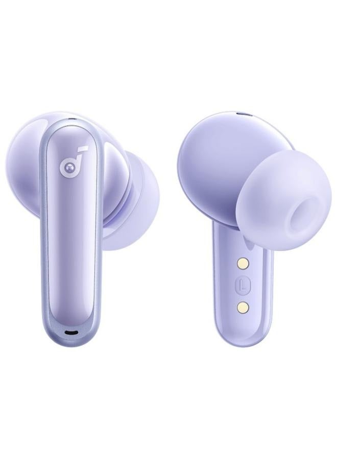 ساوند كور P40i by Anker, Noise Cancelling Wireless Earbuds, Adaptive Noise Cancelling to Environments, Heavy Bass, 60H Playtime, 2-in-1 Case and Phone Stand, IPX5, Wireless Charging, Bluetooth 5.3 - purple  - Image 2