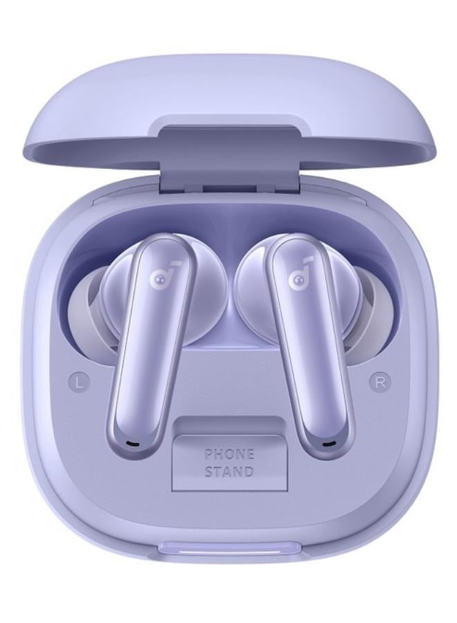 ساوند كور P40i by Anker, Noise Cancelling Wireless Earbuds, Adaptive Noise Cancelling to Environments, Heavy Bass, 60H Playtime, 2-in-1 Case and Phone Stand, IPX5, Wireless Charging, Bluetooth 5.3 - purple  - Image 5