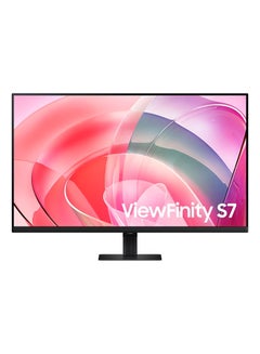 32 inch S7 ViewFinity Monitor 4K UHD Display, 60Hz Refresh Rate, 5ms Response Time, Flat, Flicker Free, Adaptive Picture, Eye Saver Mode, Auto Source Switch | LS32D706EAMXUE Black