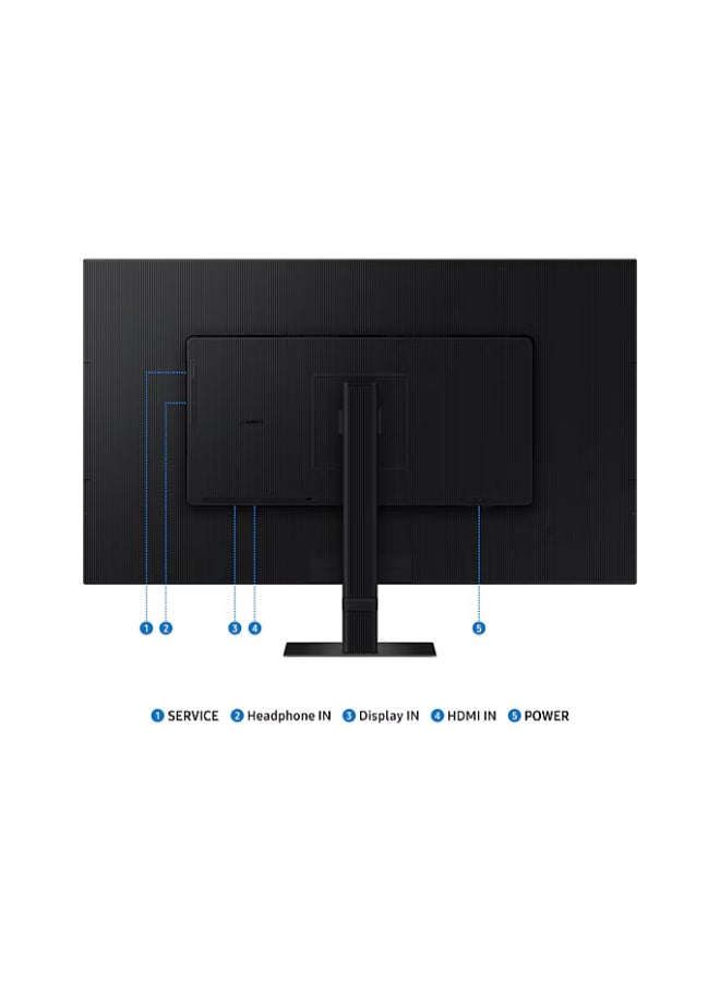 Samsung - 32 inch S7 ViewFinity Monitor 4K UHD Display, 60Hz Refresh Rate, 5ms Response Time, Flat, Flicker Free, Adaptive Picture, Eye Saver Mode, Auto Source Switch | LS32D706EAMXUE Black - Image 1