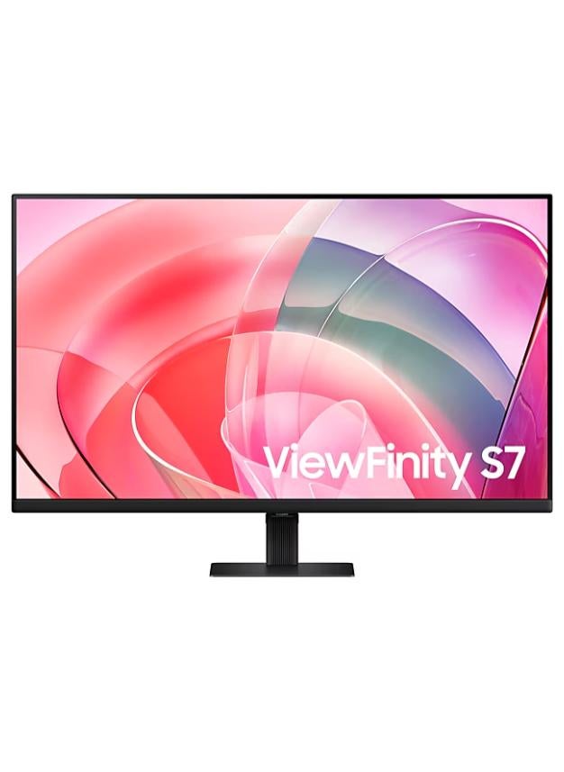 Samsung 32 inch S7 ViewFinity Monitor 4K UHD Display, 60Hz Refresh Rate, 5ms Response Time, Flat, Flicker Free, Adaptive Picture, Eye Saver Mode, Auto Source Switch | LS32D706EAMXUE Black - Image 1