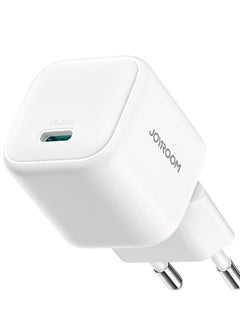 JOYROOM JR-TCG08 GaN PD20W mini Charger (EU) White  - Image 1