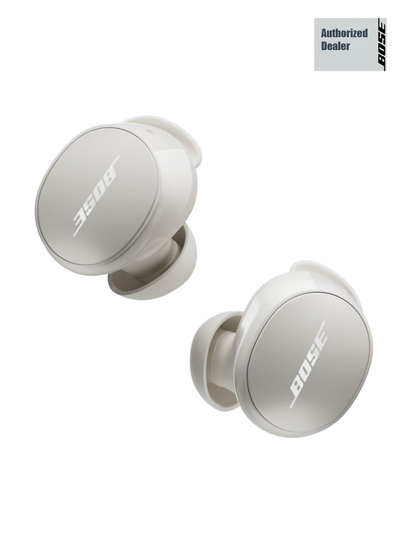 BOSE QuietComfort Wireless Noise Cancelling Earbuds, Lifestyle Bluetooth Earbuds with Active Noise Cancellation, Up to 8.5 Hours of Battery Life White Smoke - Image 1