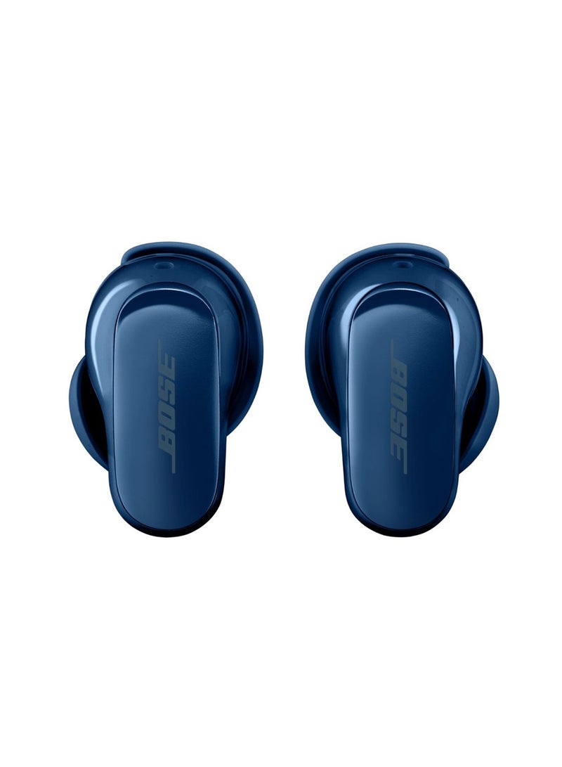 BOSE - QuietComfort Ultra Wireless Noise Cancelling Earbuds, Bluetooth Noise Cancelling Earbuds with Spatial Audio and World-Class Noise Cancellation Lunar Blue - Image 1