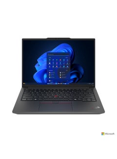 ThinkPad E14 Laptop With 14-Inch Display, Core Ultra 7 155U Processor/16GB RAM/512GB SSD/ Intel Arc Graphics/Windows 11 Pro English/Arabic Black