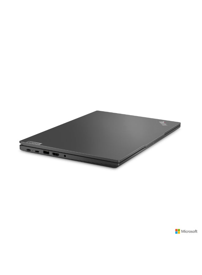 Lenovo - ThinkPad E14 Laptop With 14-Inch Display, Core Ultra 7 155U Processor/16GB RAM/512GB SSD/ Intel Arc Graphics/Windows 11 Pro English/Arabic Black - Image 1