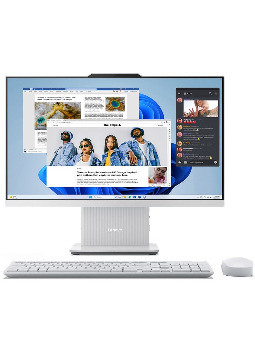 IdeaCentre 24IRH9 AIO With 23.8-Inch Display, Core i7-13620H Processor/16GB RAM/1TB SSD/Integrated Graphics/DOS(Without Windows) / English/Arabic Cloud Grey