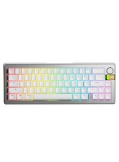 جلوريوس Glorious GMMK 3 PRO HE Wireless Gaming Keyboard - Rapid Trigger, Hall Effect, 8K Polling, Adjustable Actuation, 65% Compact, Aluminum (Silver)  - Image 4